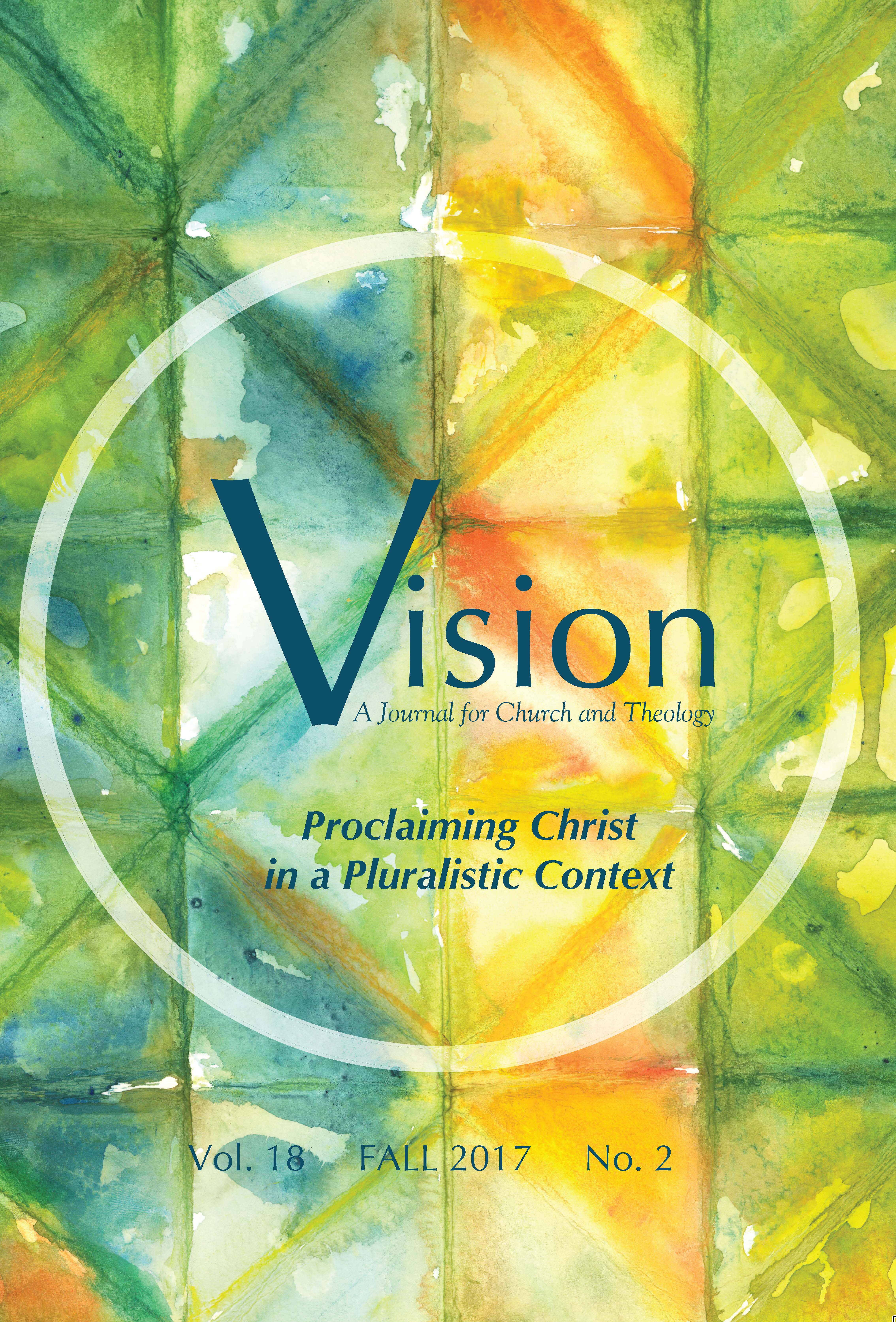 vision cover proclaiming christ in a pluralistic context